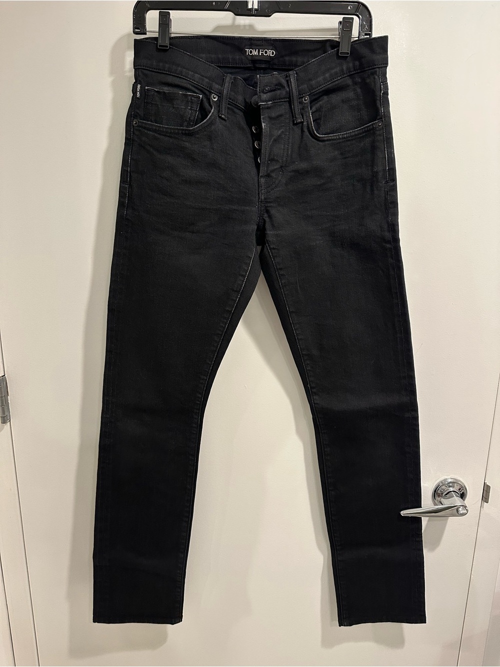 Tom Ford Black Slim Fit Men's Jeans